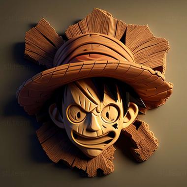 3D model Monky DLuffy (STL)